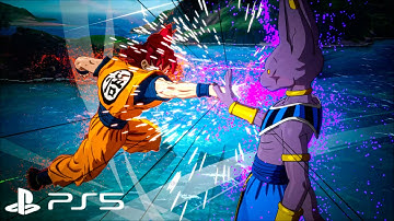 God Level Battles! Super Saiyan God SS Goku vs Beerus & Golden Frieza Boss Fight - DB: Sparking ZERO
