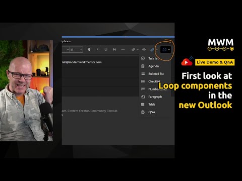 First look at Loop components in the new Outlook | MWM Live