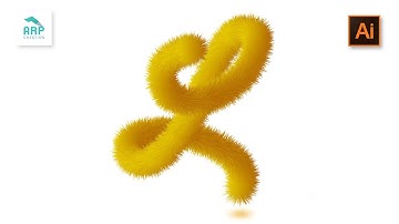 Create Realistic 3d Fur Effect in Adobe illustrator : Step-by-step Tutorial!
