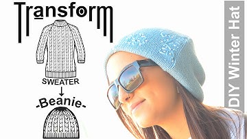 Easy DIY Transformation: Sweater into Winter Beanie