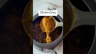 One-Pot curry saves us on crazy busy weeks #chicken #indianfood #healthy #viralreels #onepot