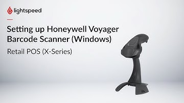 Setting up Honeywell Voyager Barcode Scanner (Windows)