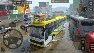 Coach Bus Simulator Vietnam - Can This Bus Survive the City's Worst Traffic and Muddy Flood Water? screenshot 2