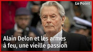 Alain Delon et les armes à feu, une vieille passion