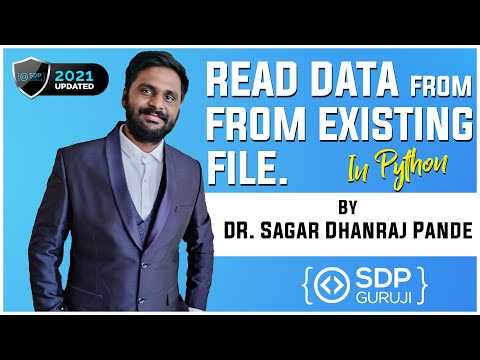 How to Read Data from a Text File #2 | File Handling in Python | Reading Data from File | SDP Guruji