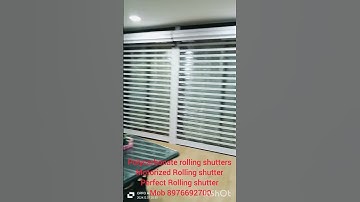 polycarbonate rolling shutters motorized Rolling shutter #rollingshutter
