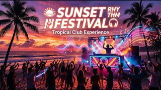 🌅 SUNSET RHYTHM FESTIVAL 🎧 Tropical Club Experience