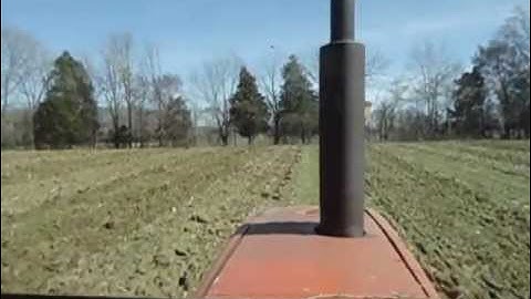 Allis chalmers 7020 turning under tobacco stobbs