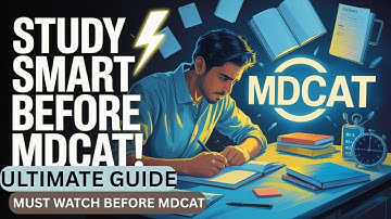 TOPPER’s SECRET STUDY TRICKS Before MDCAT | Boost Your Score Fast!