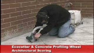 Alpha Ecocutter with Concrete Profiling Wheel