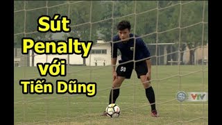 Thử thách bóng đá sút Penalty với Bùi Tiến Dũng U23 Việt Nam