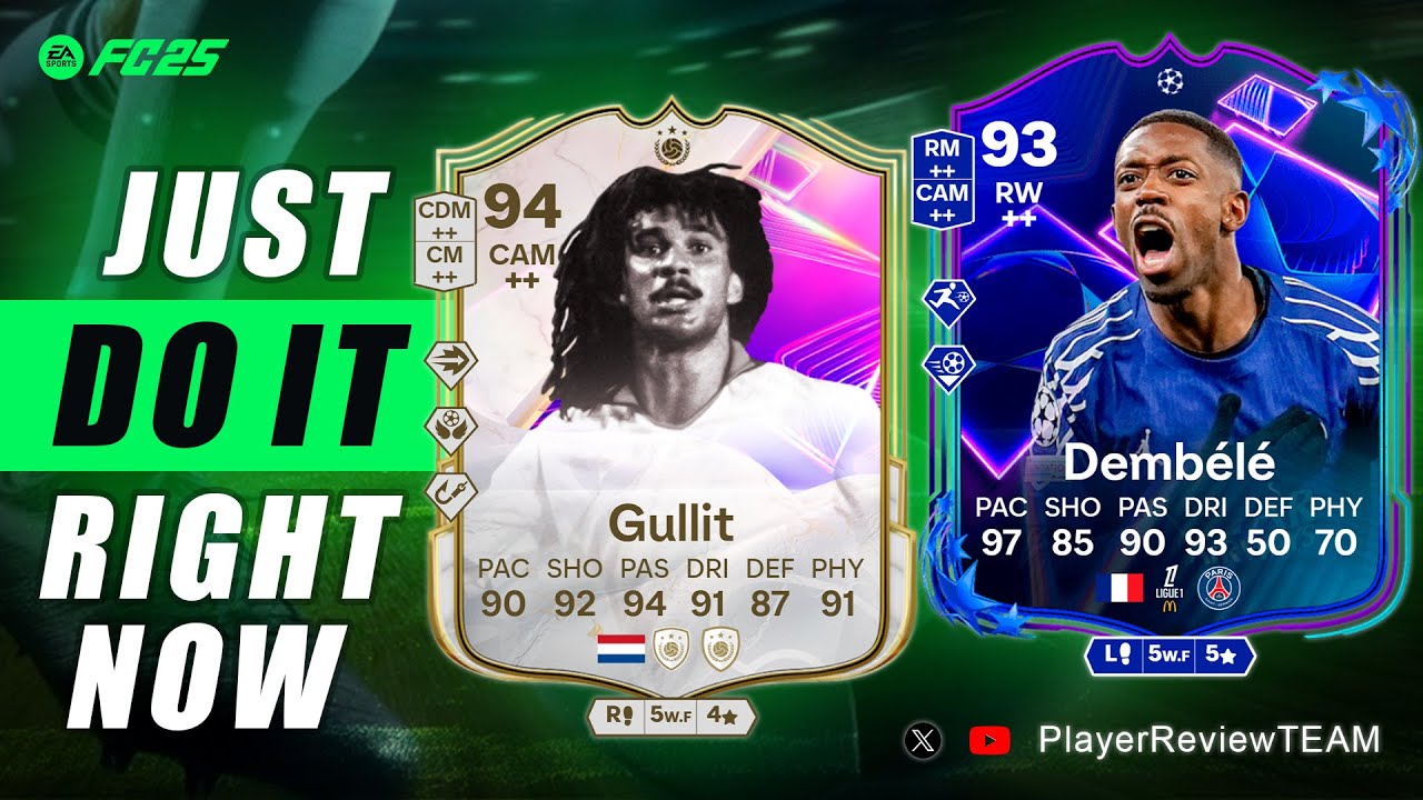 Ruud Gullit 94 SBC + Ousmane Dembele 93 SBC  Dreamchasers | Player's Review FC 25