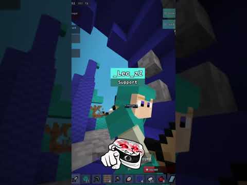 【bloxd.io】2v1 bedwars  #shorts