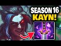 HOW To KAYN Jungle In SEASON 16