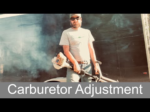 Stihl FS 94r Carburetor Adjustment. How to adjust Stihl weed wacker ...