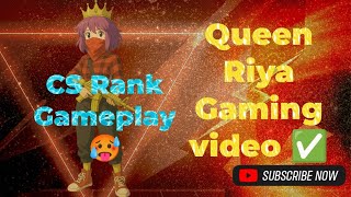Cs Rank Gameplay Queen Riya Cs Rank 1Vs4