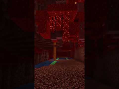 【マイクラ 建築 ネザー】マイクラJava版 ネザー（地獄）で建築ショートバージョン　マイクラ #minecraft #マインクラフト #マイクラ建築