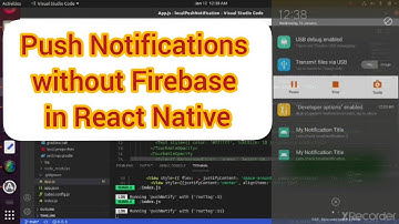 Push Notification | without firebase | React Native Push Notification