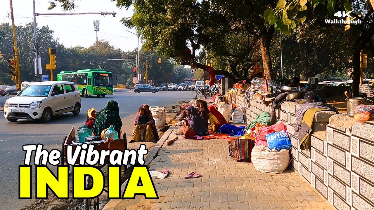 Poverty vs. Luxury: Two Sides of Delhi You Never See | Real India Silent Documentary | 4K HDR