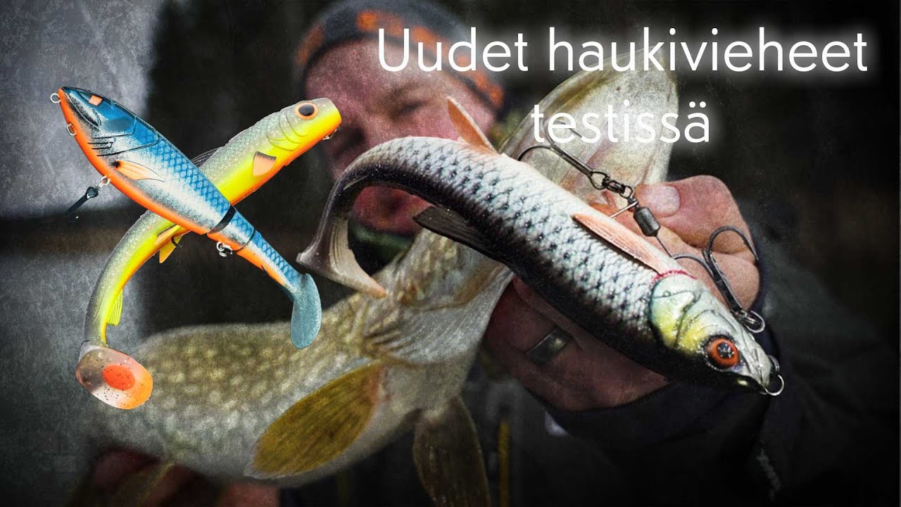 Uudet haukivieheet testissä - 3D Whitefish Shad, McPike ja Zilla