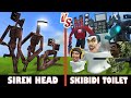 SIREN HEAD vs. Skibidi Toilet + Mecha CameraMan | Minecraft (EXPLOSION!!!)