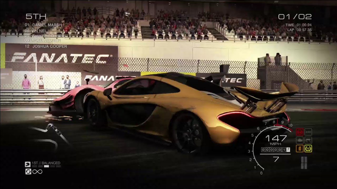 GRID Autosport: Terminal Damage insanity! (250+ G force!)