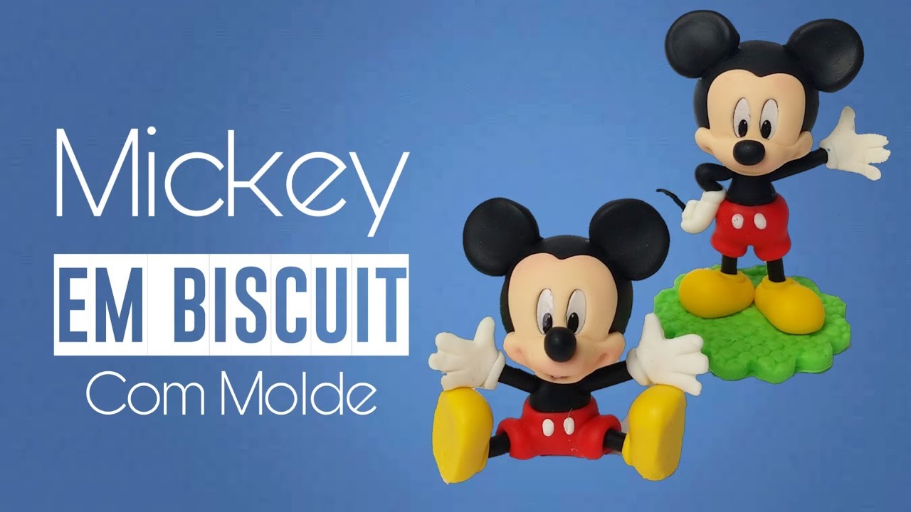 Mickey em biscuit  - Demonstração do molde | @simonemoldes