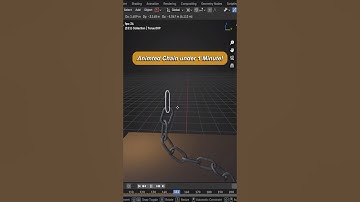 Blender Animted Chain Under 1 Minute 🔗