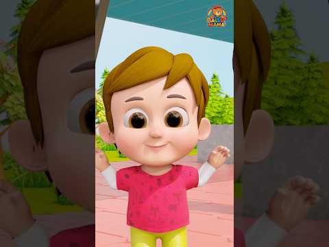 गाड़ी आई गाड़ी आई छुक छुक छुक 🚂 Gadi Aai Gadi Aai | Kids Hindi 3D Rhymes Song #shorts #ballumamatv