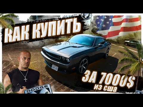 Как купить за 7000$ американский маслкар? Выиграл Суд! Dodge Челенджер с Аукциона Копарт в США