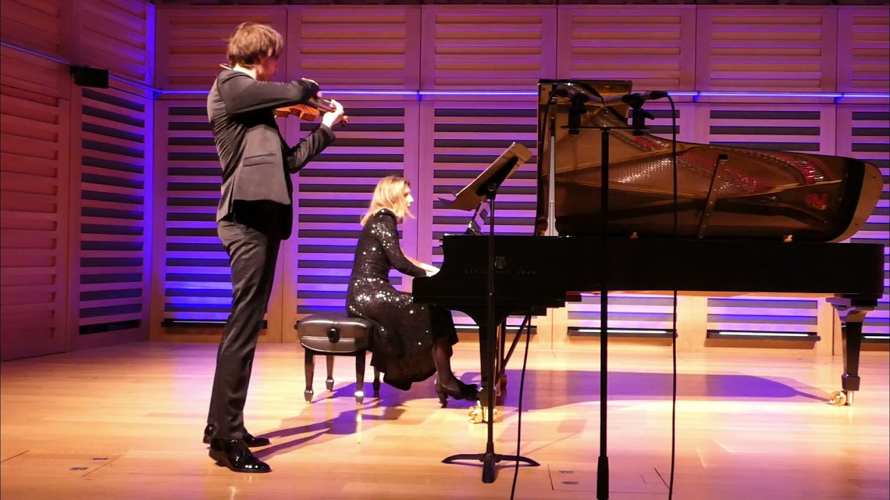 Thomas Gould and Yulia Chaplina Prokofiev Violin Sonata op. 80 (excerpt)