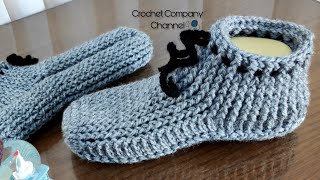 سليبر/حذاء/لكلوك كروشيه لاى مقاس  _ Crochet slipper