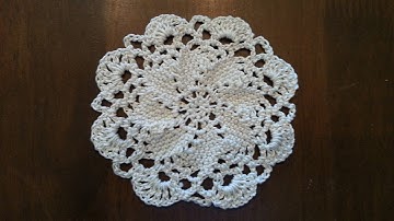 Crochet Doily - Crochet Swirl Motif Part 2