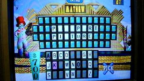 Wheel of Fortune 2nd Edition Playstation Run Game 17 Part 1