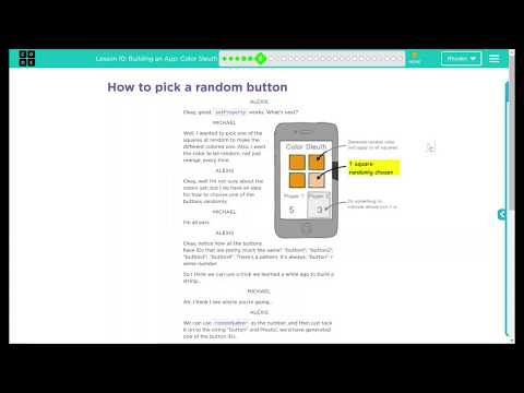 Unit 5 - Lesson 10 #6: How To Pick A Random Button