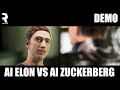 Ai elon vs ai zuckerberg