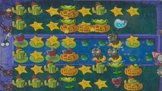 Plants vs Zombies 1 Night pool level 10 (android)