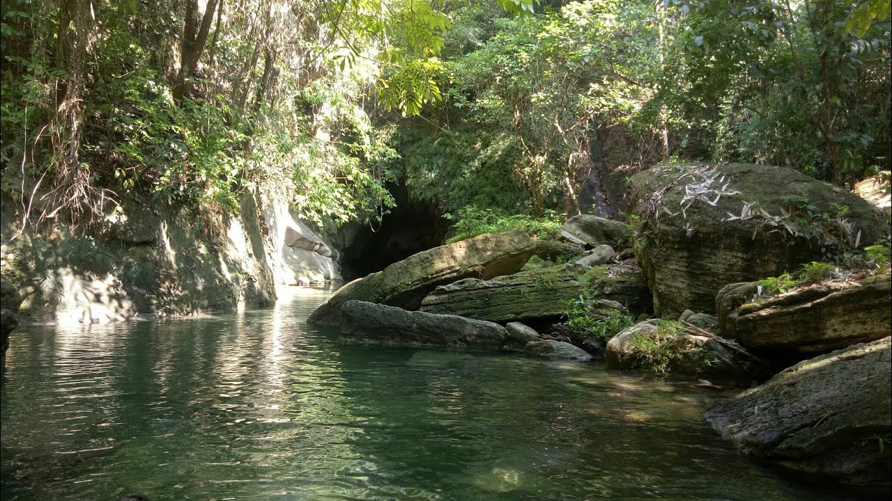 Exotic natural attractions river and cave tubing jebulan Cigugur