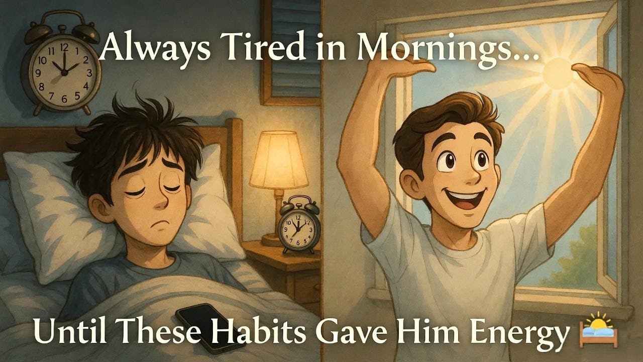 He Always Woke Up Tired – Until He Learned to Sleep Smart & Wake Up Energized