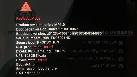 google pixel 3 fastboot mode device state error!!