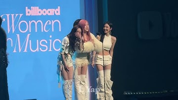 Aespa ‘Group of the Year Award’ Speech @ Billboard Women in Music Los Angeles 2025