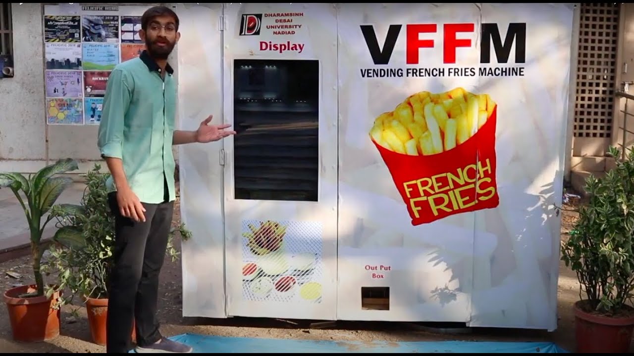 The fastest french fries vending machine in the world