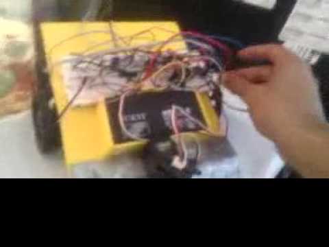 Demonstration of Object tracking algorithm using only an IR sensor and Servo motor