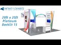 20ft x 20ft Platinum Backlit Display Kit 15 - Infinity Exhibits