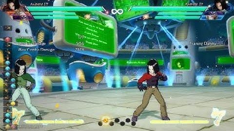 DBFZ - Android 17 1 Bar Midscreen Combo No Assists/Sparking (5100 DMG)