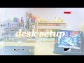 📚desk tour | setup   + how i organise my stationery