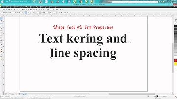 Corel Draw Tips & Tricks Text kerning and line spacing
