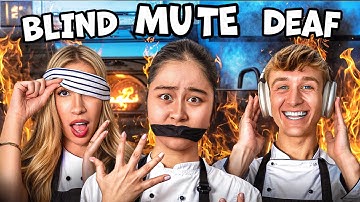 BLIND DEAF MUTE BAKING CHALLENGE PART 3 ( w/ LANA RAE, CARTER)