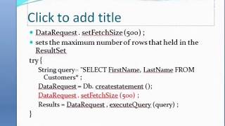 Jdbc ResultSet part 2