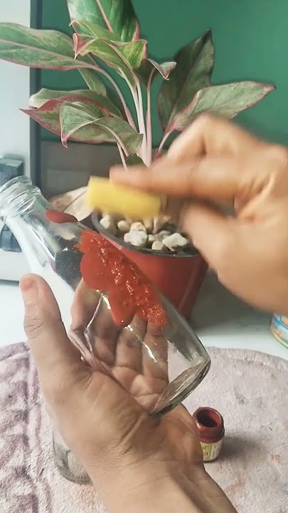 glass bottle painting #bollywood #dhadkan2 #song #hindisong #diy #craftideas #crafts